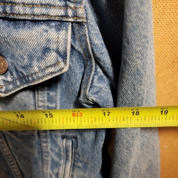 Rare VTG LEVI STRAUSS Red Tab 70505-0216 Denim Jean Jacket 80s 90s Rodeo SZ 36R - Picture 6 of 7